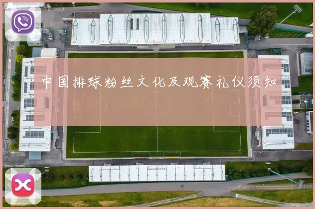 中国排球粉丝文化及观赛礼仪须知